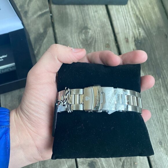 NEW Tonino Lamborghini Men's Chronograph Diamond Bezel Stainless Steel Watch - Picture 9 of 16